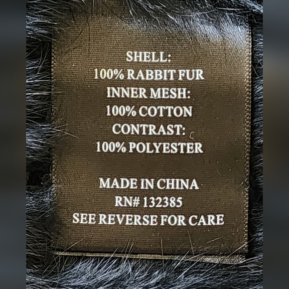 Love Token 100% rabbit fur vest - Picture 5 of 5